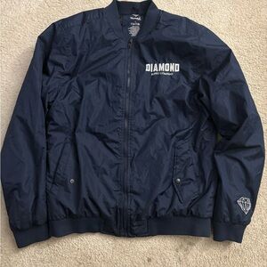 Diamond Supply Co. Dark Blue Bomber Jacket